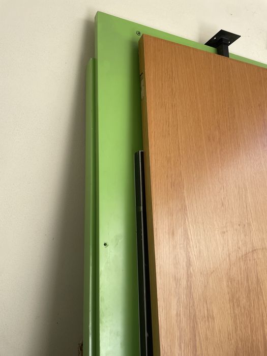 2 camas em 1 em mdf lacado a verde