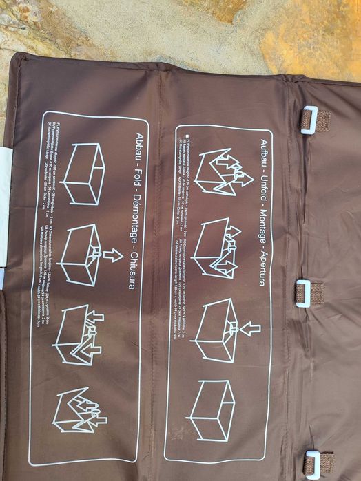 cama de viagem bebé com colchão (de viagem dobrável)