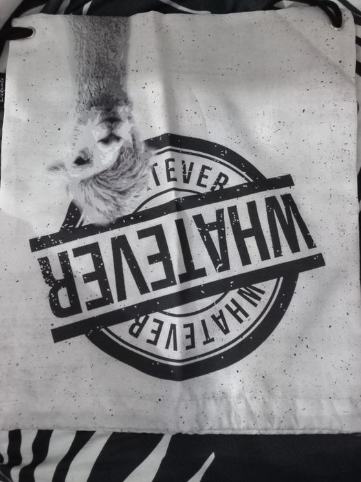 Worek z lamą na plecy