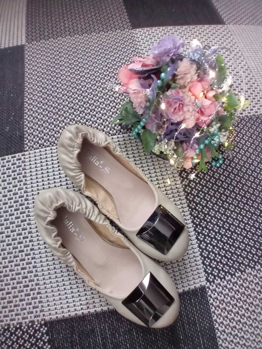 Buty baleriny gumka