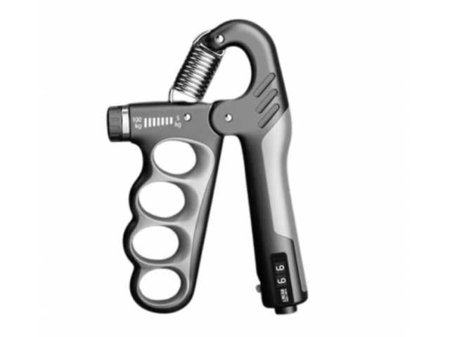 ŚCISKACZ DO RĄK do 100KG Regulowany Opór z LICZNIKIEM Solidny MOCNY