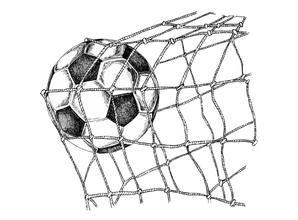 Naklejka ścienna piłka nożna