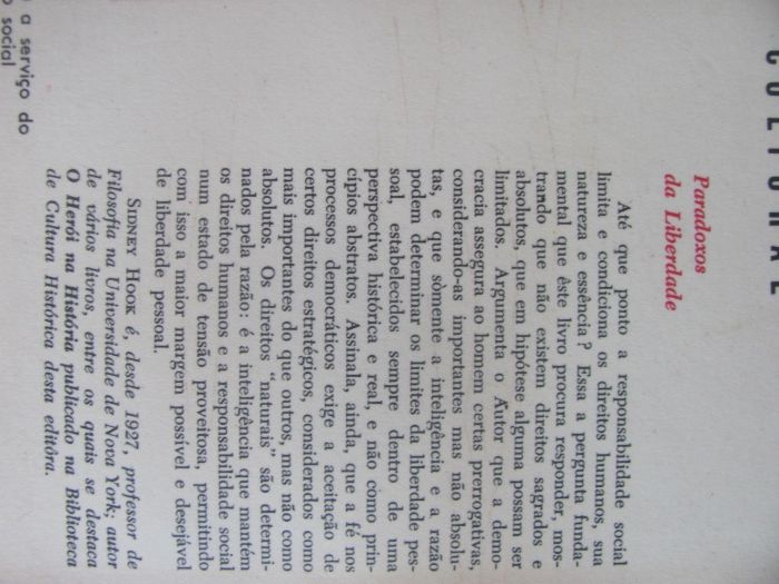 Obras de Sidney Hook