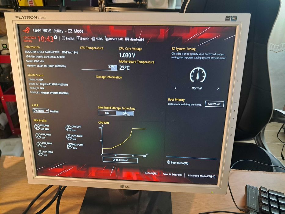 Motherboard Asus Rog Strix B760-F Gaming WiFi (Socket 1700)