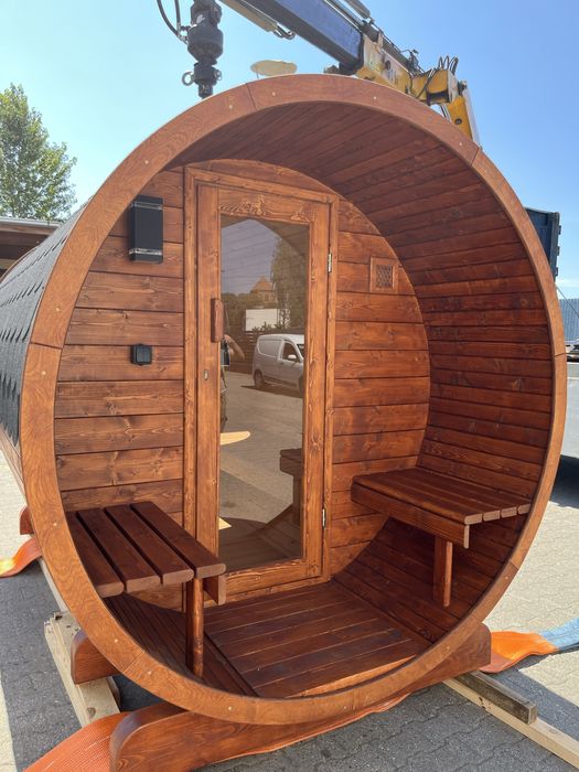 Sauna Ogrodowa 290 cm z Przedsionkiem