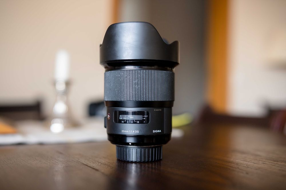 Vendo Sigma 20mm 1.4 art (Nikon) com usb dock
