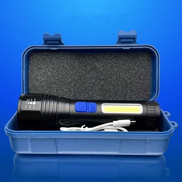 Ліхтар CB-C12-P50+COB, Li-Ion акумулятор, zoom