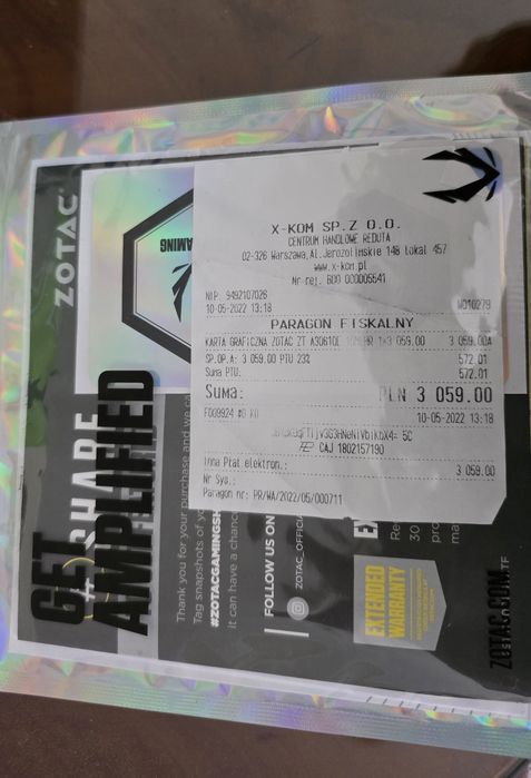 Karta graficzna RTX  3060ti ZOTAC Twin EDGE 8G ram Warszawa