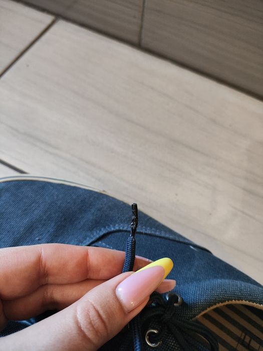 Tenisówki trampki męskie F&F granatowe sznurowane