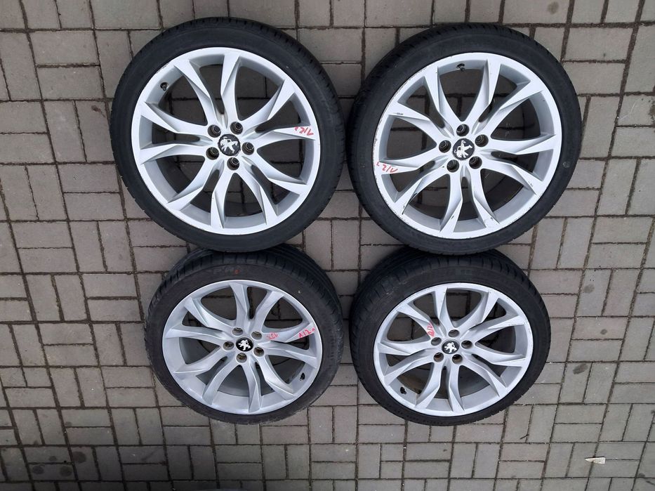 peugeot rcz felgi aluminiowe 19" koła 235/40r19 lato 5x108 et 27 8,5