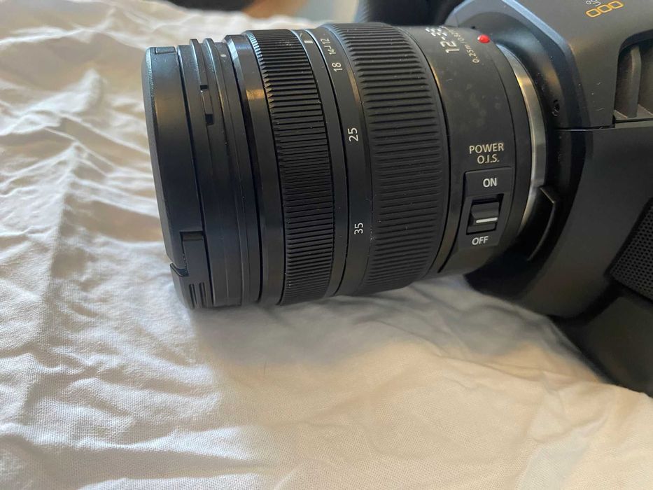 Bmpcc 4k Black Magic Pocket Cinema 4k + Objetiva LUMIX G H-HSA12035