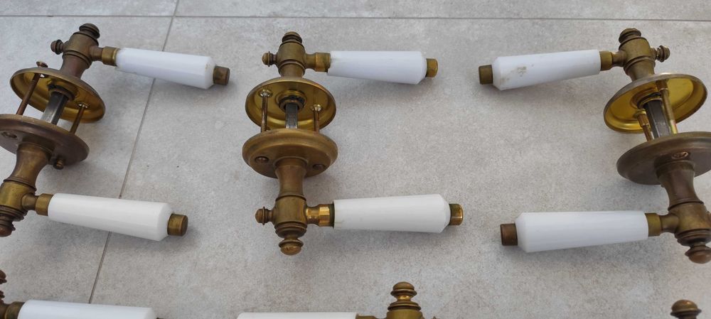 Zestaw 6 Klamek z czasów PRL