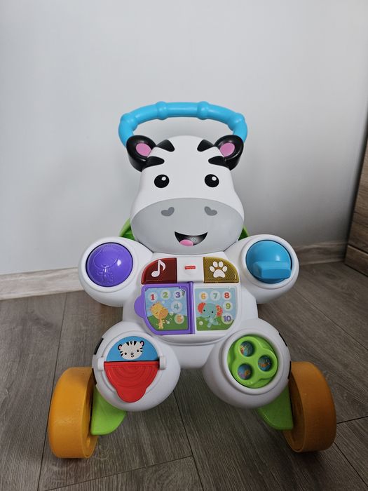 Pchacz / jeździk interaktywny Zebra Fisher-Price