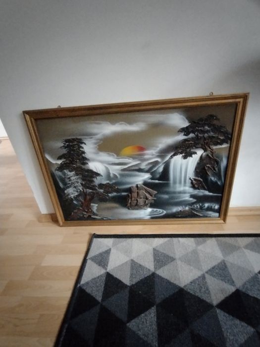 Piękny,duży, stylowy obraz 3D