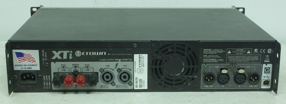 Підсілювач Crown XTi2000 XTi 4000 XTi2002 Xti 4002 Electro Voice q99