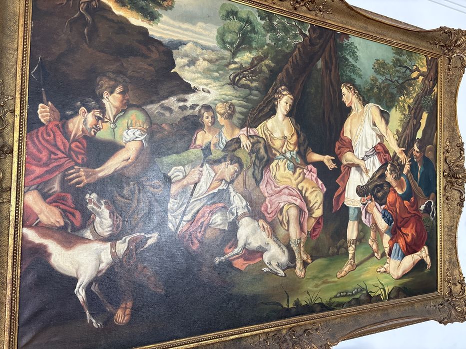 Quadro Antigo Assinado “Ana Maria” (1963) - Óleo sobre Tela