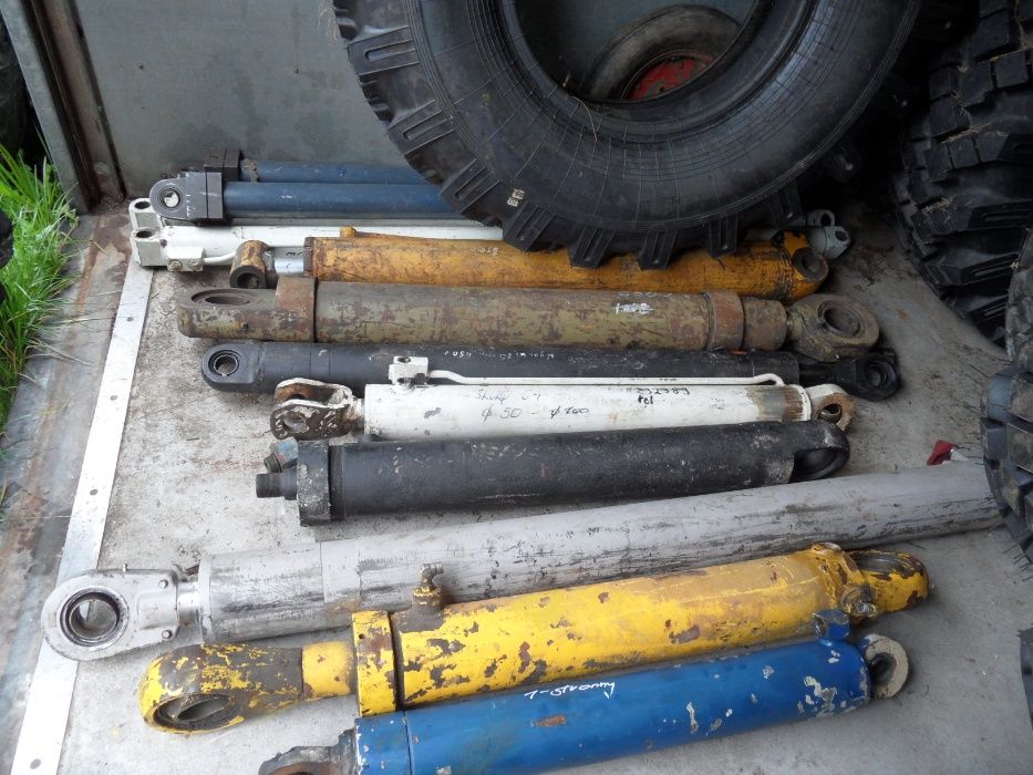 Siłownik hydrauliczny do łuparki rębak prasa podpora