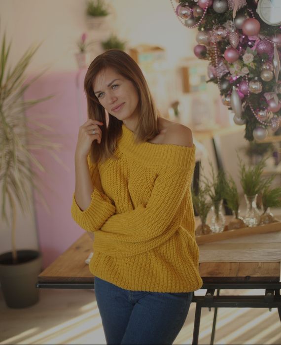 Вязанный свитер, светр, кофта