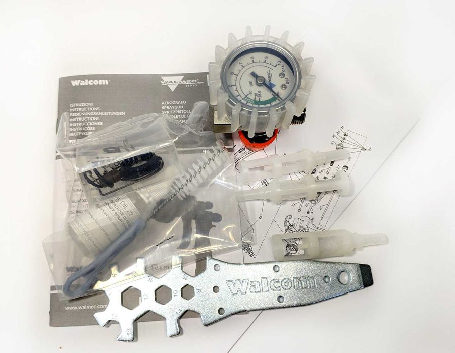 Краскопульт Walcom Slim X-Light HTE (RP) покрасочный пистолет