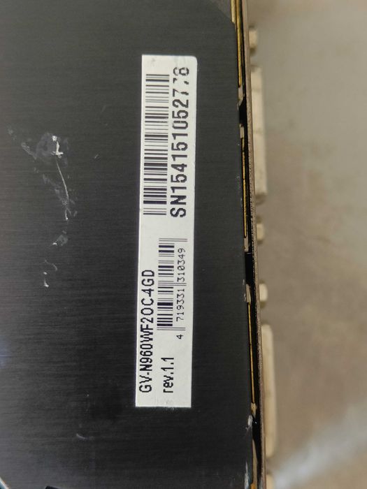 Відеокарта Gigabyte WindForce GTX960 4GB GDDR5 OC - ВІДМІННИЙ СТАН -