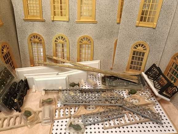 Casa /Palácio de bonecas 1/12 para montar