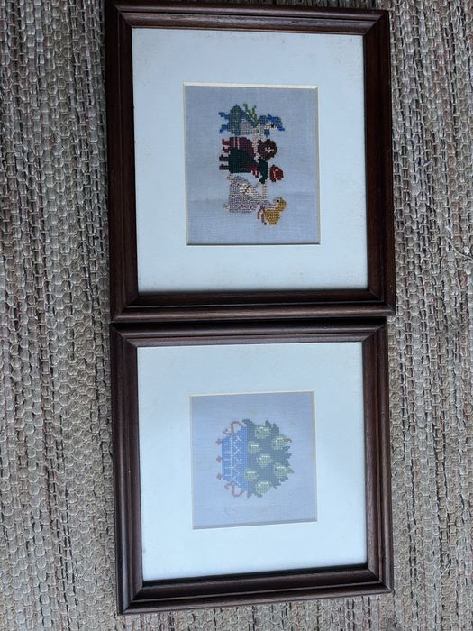 Quadros em ponto cruz