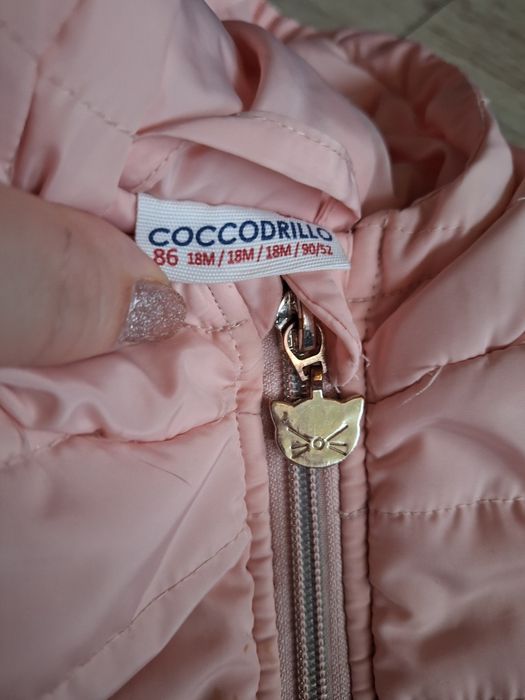 Bezrękawnik 86 Coccodrillo ocieplany z kapturem
