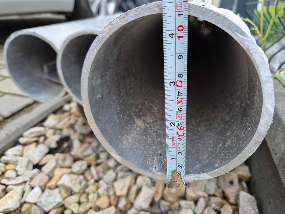 Rury aluminiowe szerokość 12cm