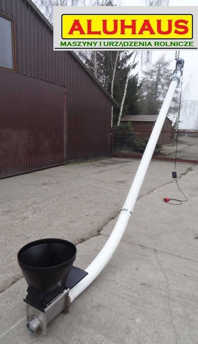 Przenośnik spiralny wstęgowy fi 127 mm Żmijka podajnik granulatu