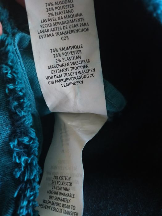 Szorty, spodenki Primark, niebieski petrol, rozmiar 40-42, 14