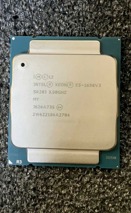 Procesor Intel Xeon e5 1650v3 LGA 2011V3 X99 15M Cache, 3.50 GHz odblokowany mnożnik, możliwość OC