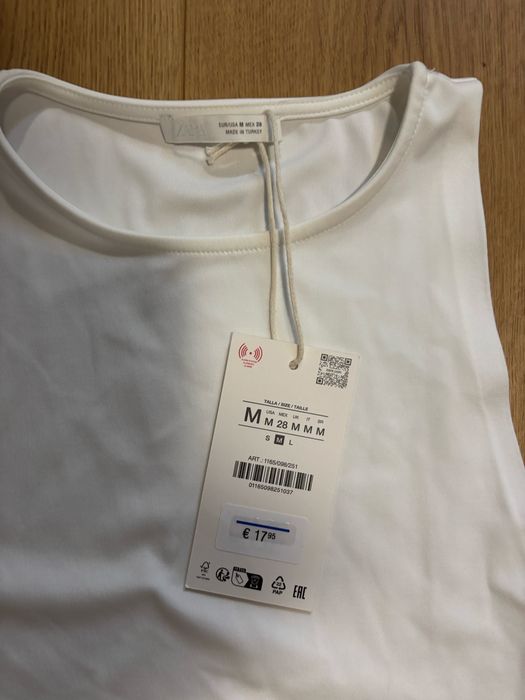 боді Zara білий, м розмір