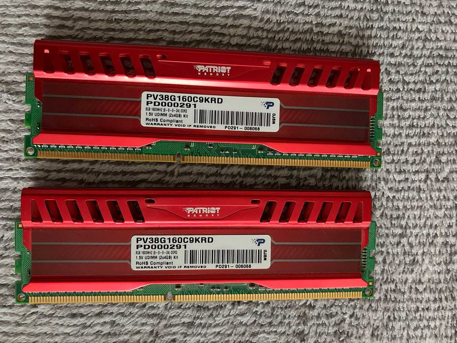 Pamięć Patriot Viper 3 DDR3, 8GB (2x4GB) PV38G160C9KRD