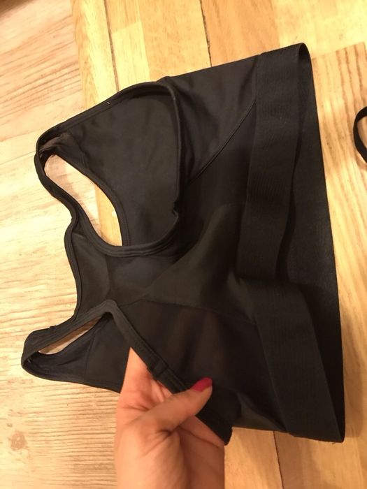 Stanik sportowy H&M HM czarny M