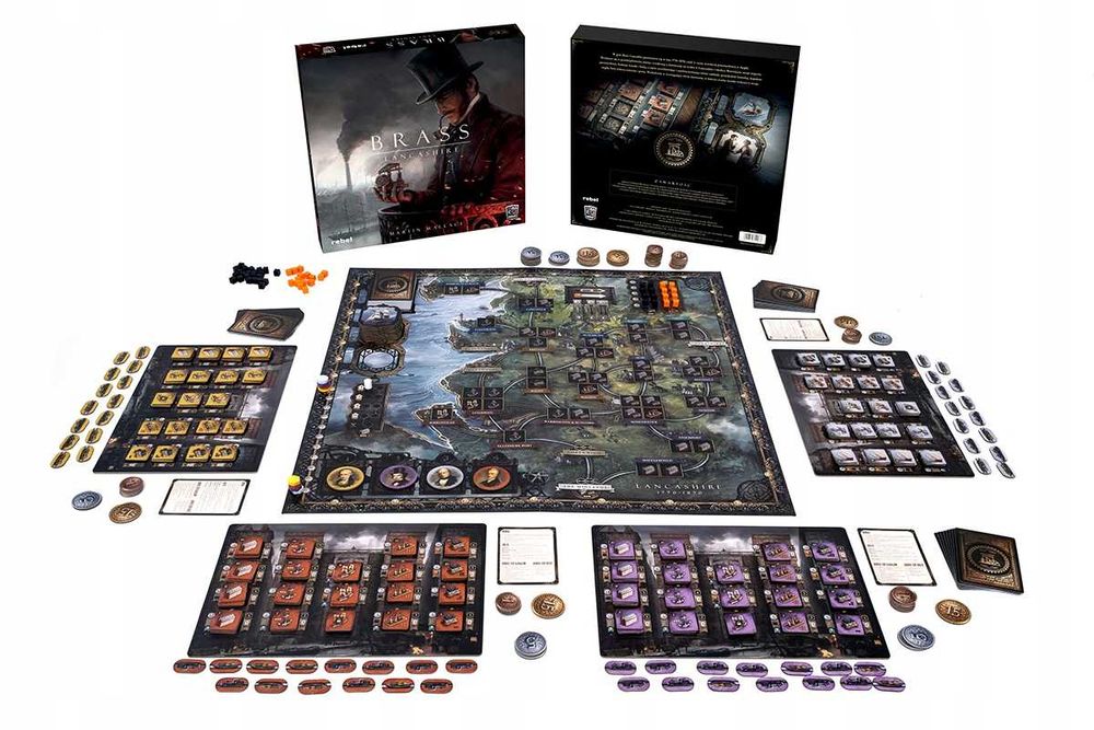 Nowa Gra Planszowa Strategiczna Brass Lancashire POLSKA WERSJA !