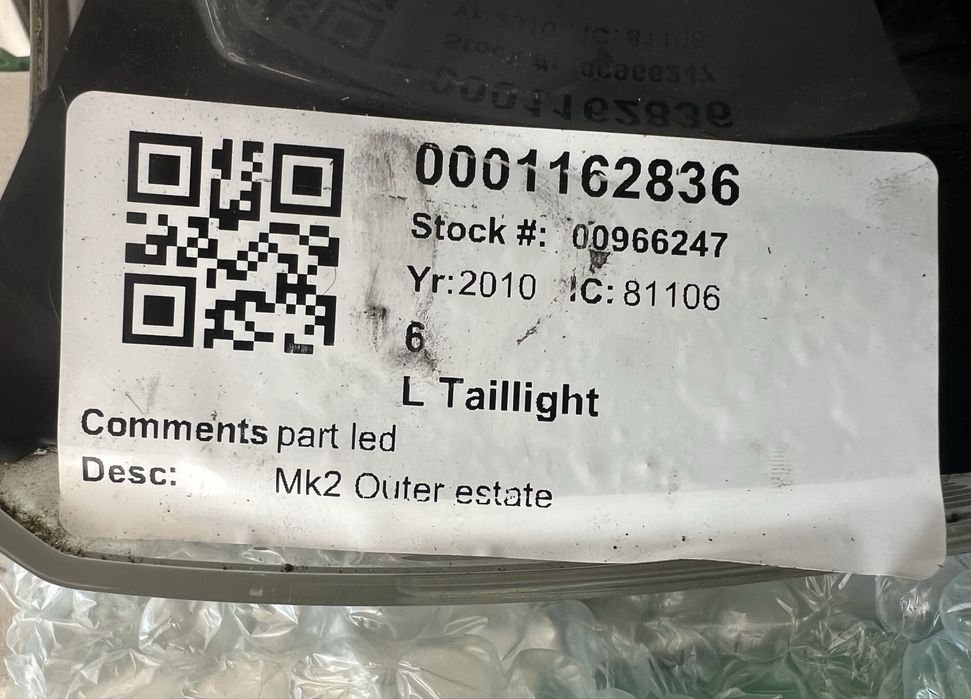 Optica traseira lado esquerdo Mazda 6 de 2010