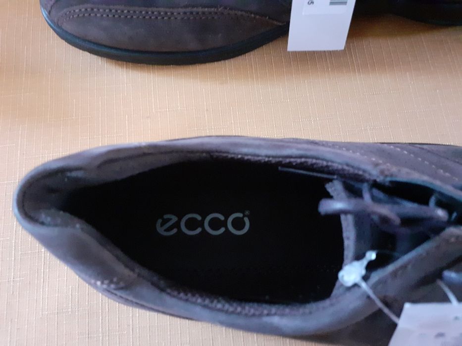 Ecco 40 shock point brown skóra super wygodne