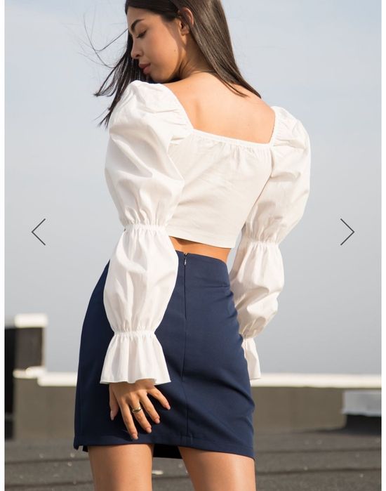 Блузка біла , топ