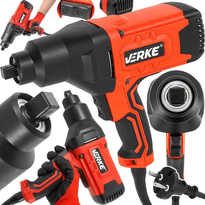 Klucz udarowy elektryczny  1/2 samochodowy DO ODKRĘCANIA KÓŁ MOCNY!!