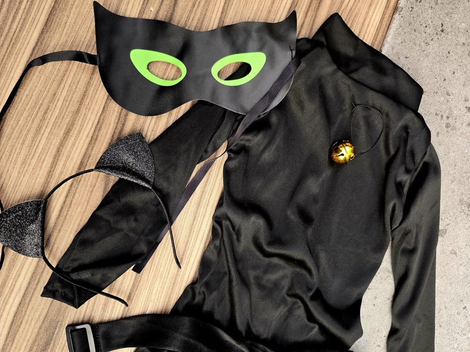 Strój przebranie Czarny Kot Miraculum rozmiar S nowy