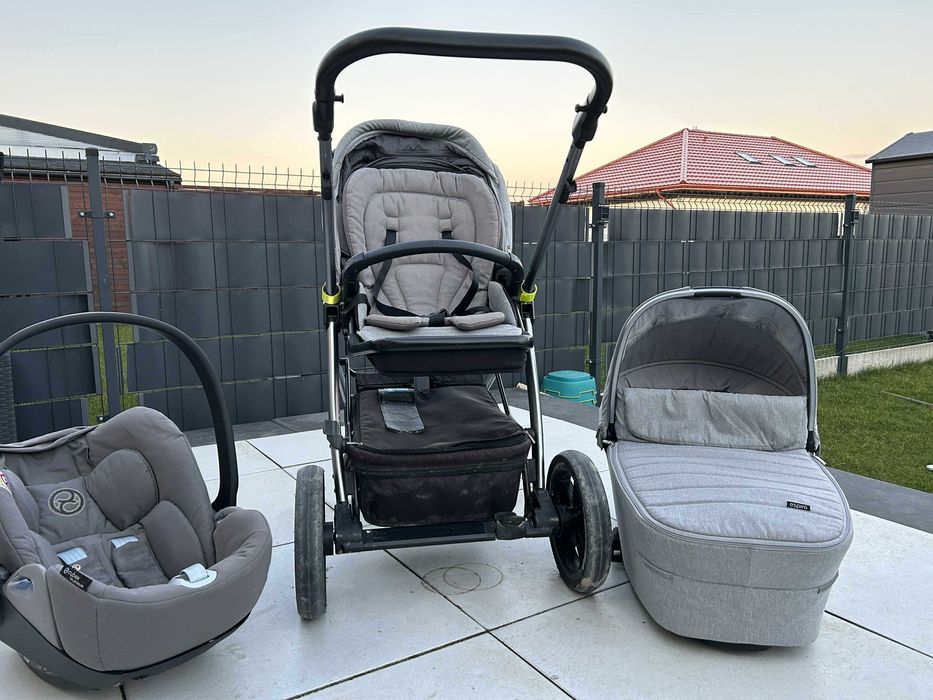 Wózek 3w1 Espiro Husky + Cybex Cloud Z i-Size | Duży, terenowy |