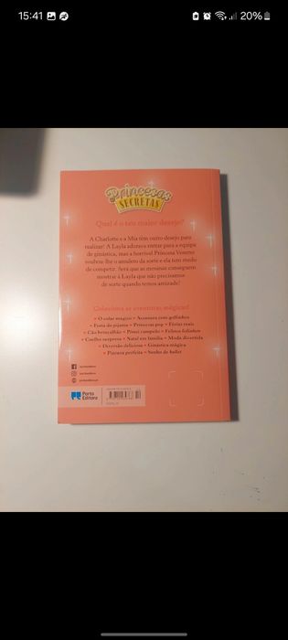Livro: Princesas secretas- ginástica mágica (livro 11)