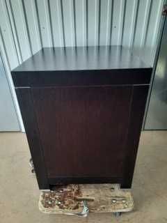 Móvel de escritório com gavetas Altamira em Wengué