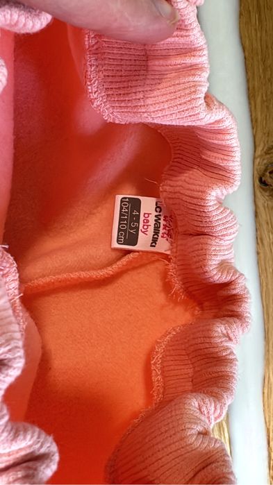 Waikiki 104-110 см, 4-5 років. Утеплені рожеві штани на дівчинку