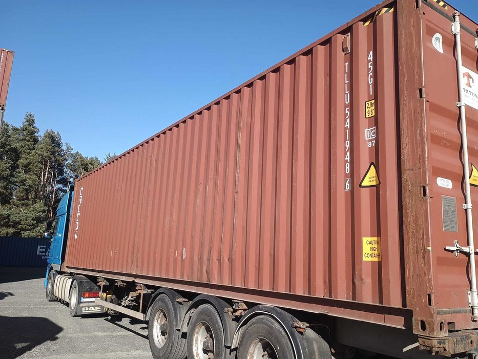 Kontener morski magazynowy 40 HC, 12 metrowy, magazynowy, transport