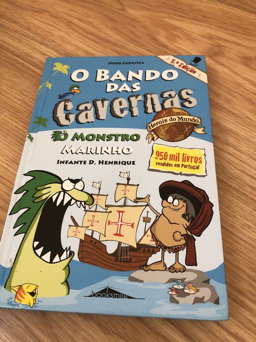 2 livros o Bando das Cavernas