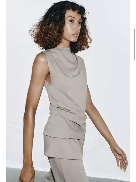 Новий бавовняний топ від ZARA