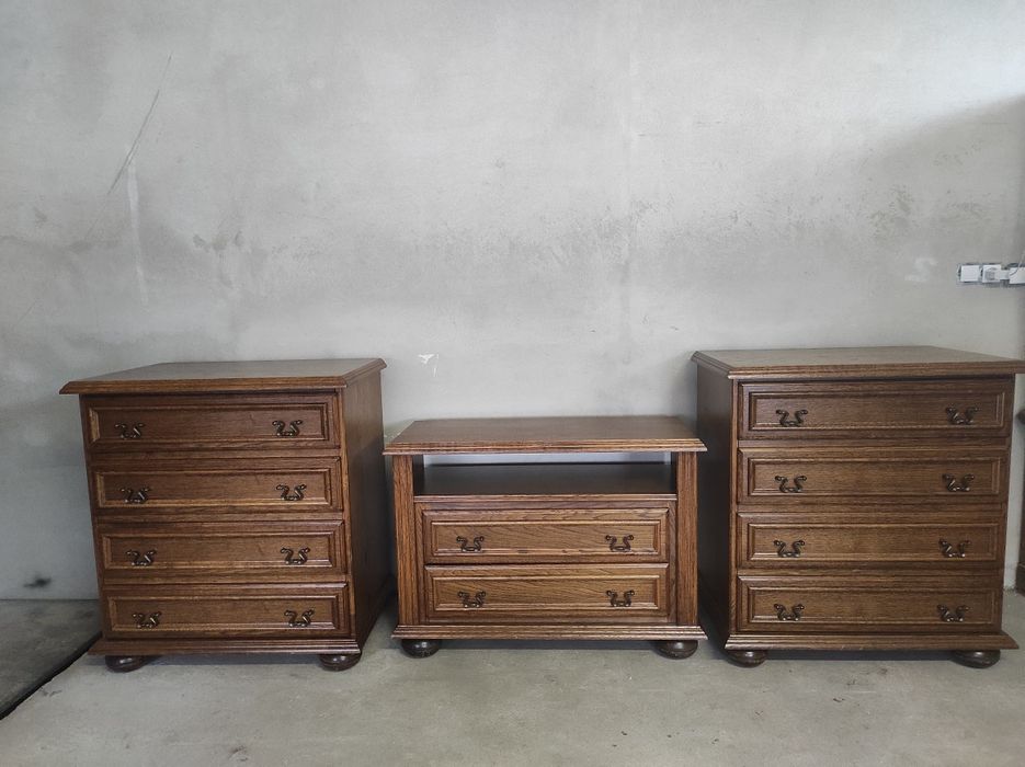 Piękna dębowa komoda szufladkowa stan bdb DOWÓZ WYSYŁKA