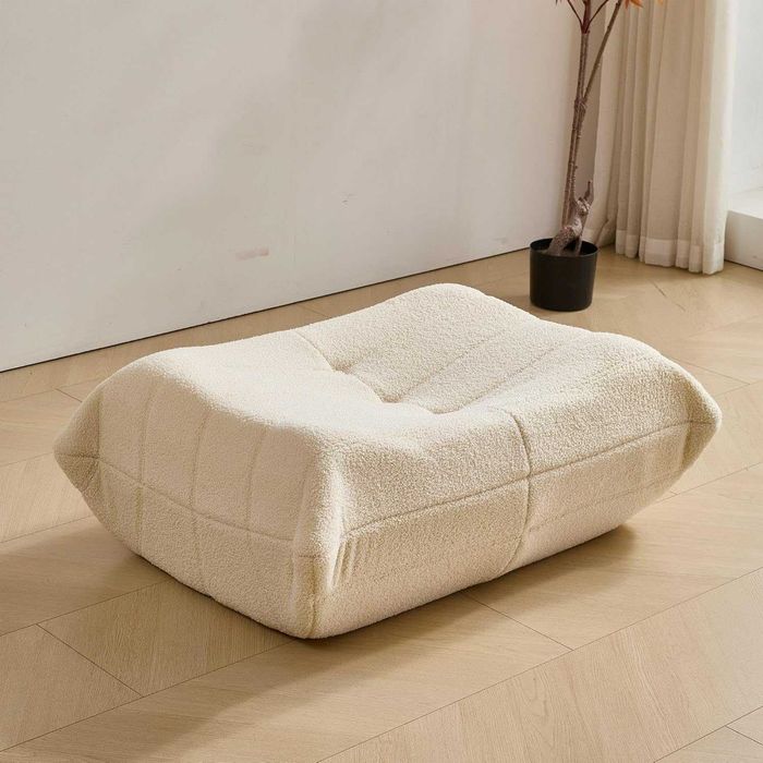 Puf Gigante HQ352 + Ottoman – BEGE – Novo na Caixa (Peso 22kg) (NOVO)