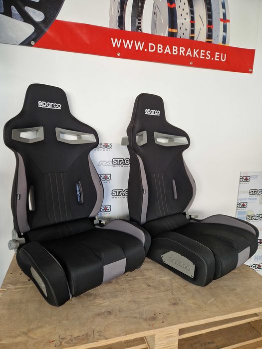 Baquet Banco Sparco R333 R100 OMP Reclinavel Recaro Patrol Nissan GR